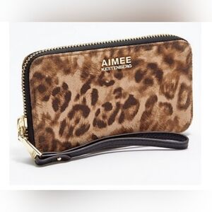 Aimee Kestenberg Jenna RFID Zip Around Wallet/Leopard